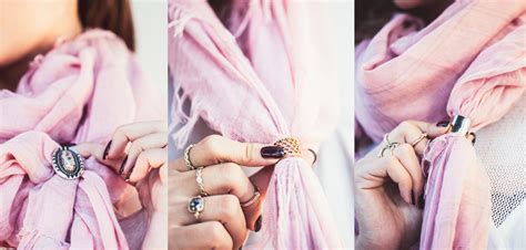 scarf ring how to use|scarf tying with a ring.